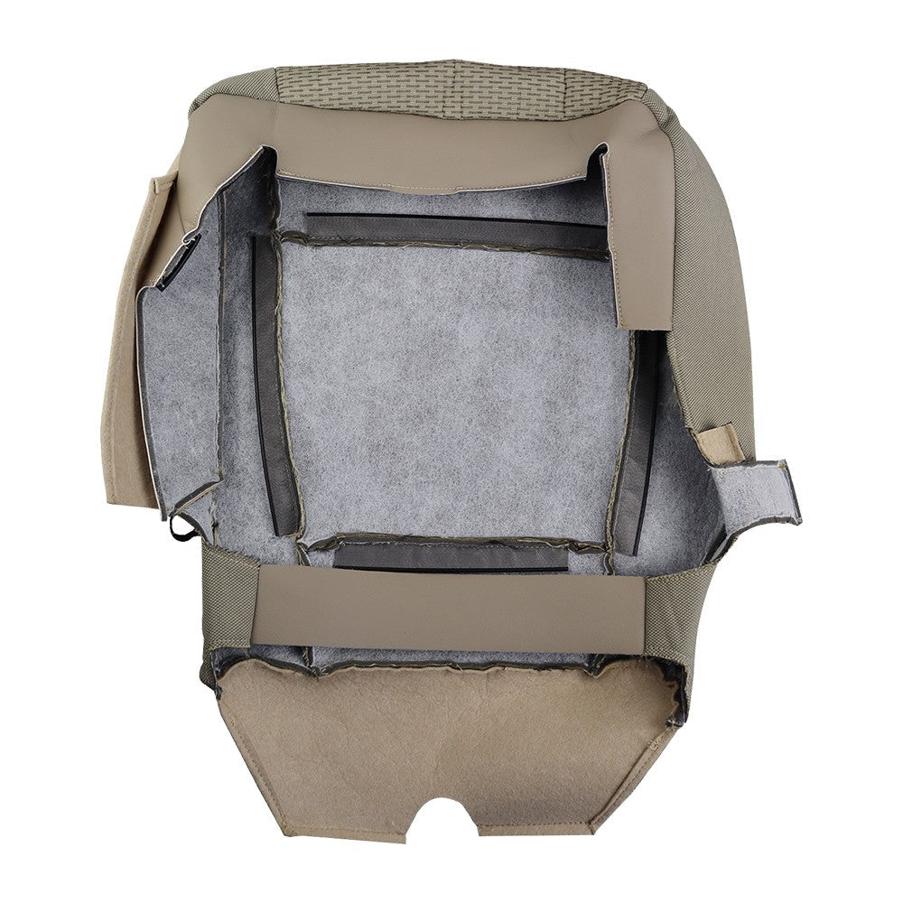 For 2015 2016 2017 2018 2019 Ford F150 XLT Driver Bottom Cloth Seat Cover Tan