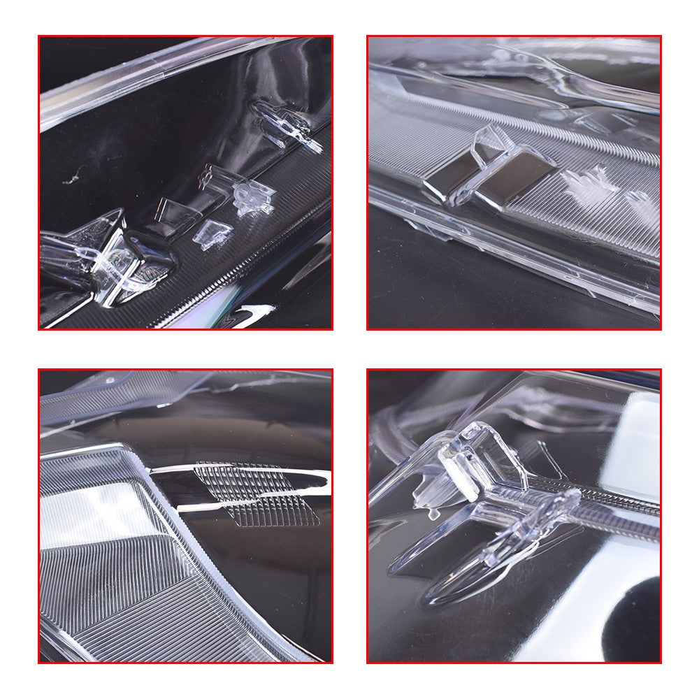 For Ford Bronco Sport 2021-2024 A Pair Headlight Lens Cover Lampshade Shell+Glue