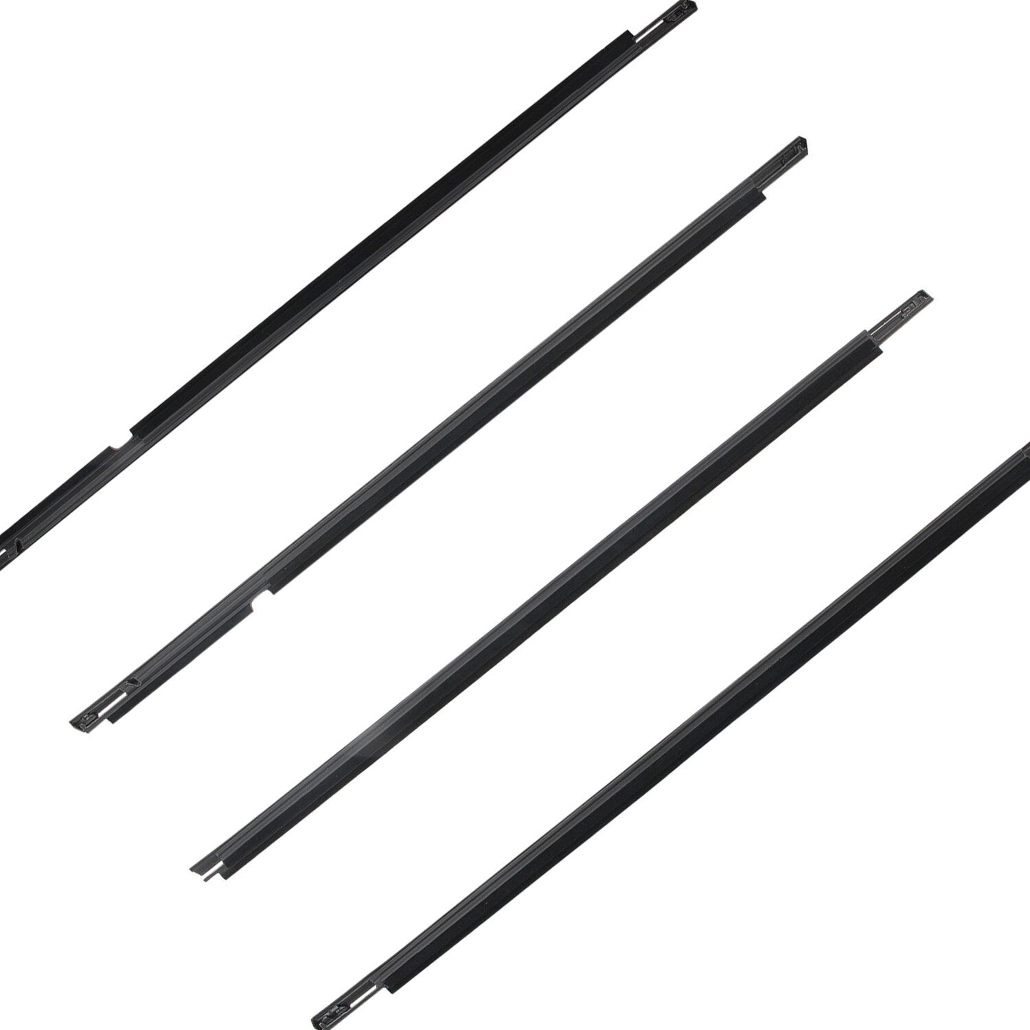New WCO09 4PCS Door Belt Weather Strip Molding Seal For 2003-2008 Toyota Corolla