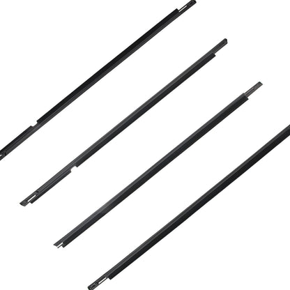 New WCO09 4PCS Door Belt Weather Strip Molding Seal For 2003-2008 Toyota Corolla