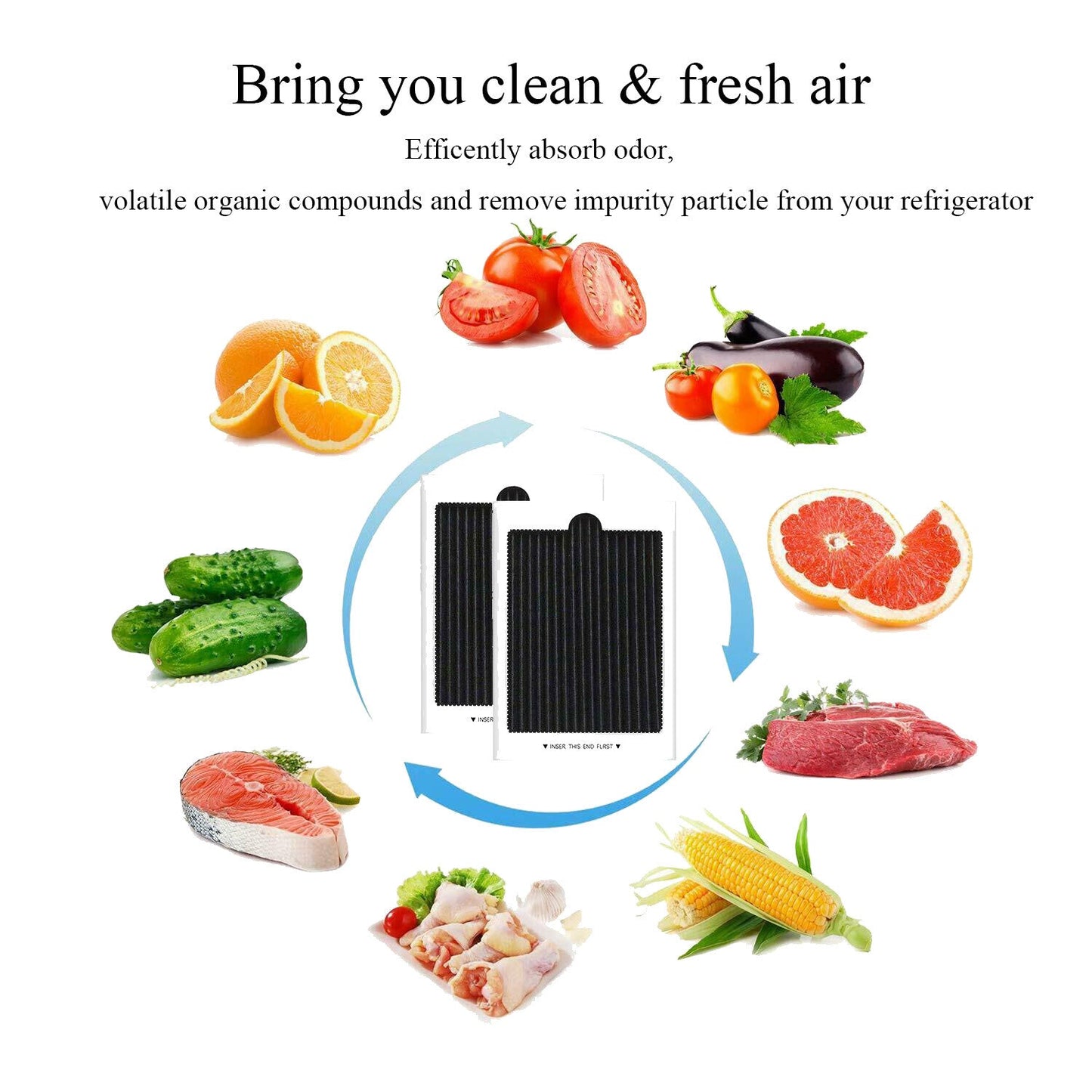4Pcs Fridge Filter For Frigidaire PAULTRA Pure Air Ultra Electrolux EAFCBF New