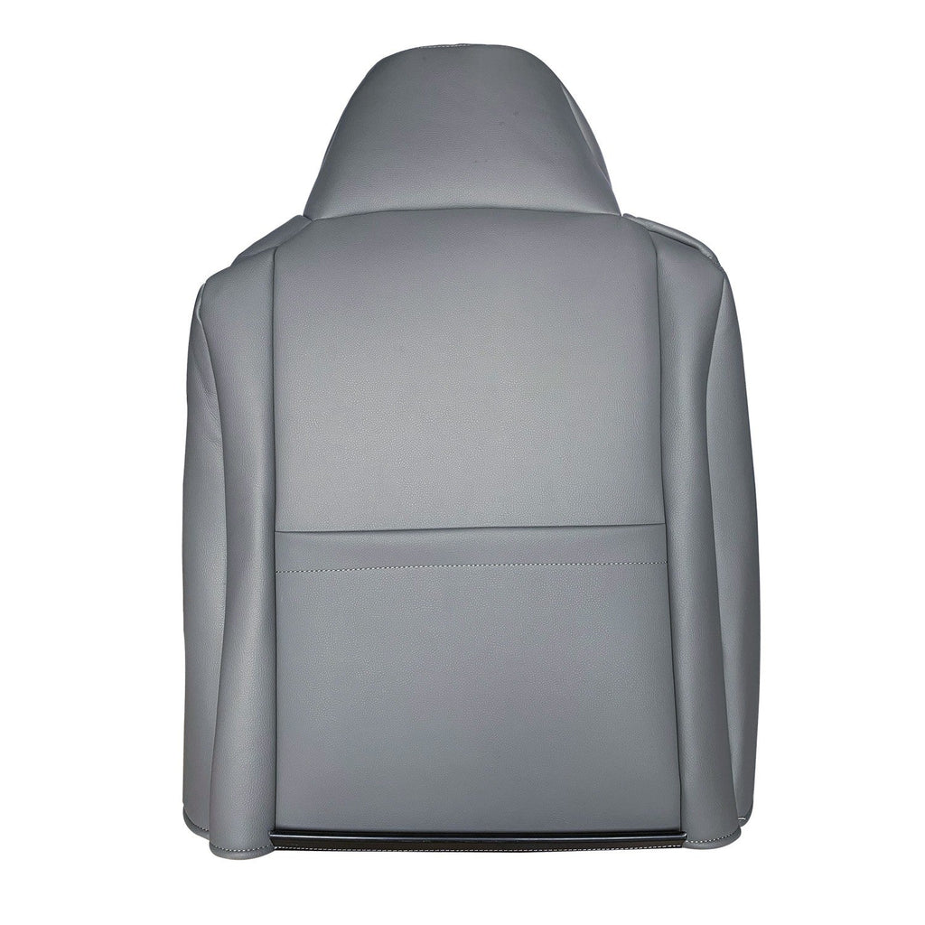 For 2002-2007 Ford F250 F350 Super Duty Driver Side Leather Seat Cover Gray