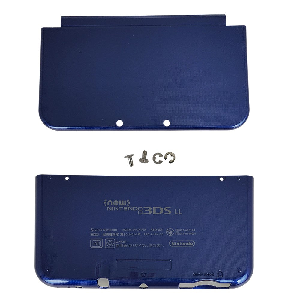 Top Bottom Cover Replacement Housing Shell Case For New Nintendo 3DS  LL XL Blue