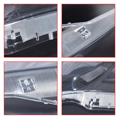 A Pair Headlight Headlamp Lens Cover Replacement For Honda Acura MDX 2007-2013