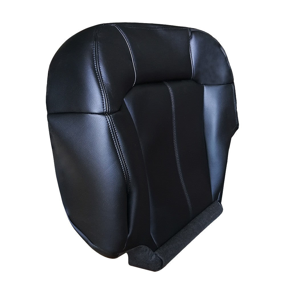 For 1999 2000 - 2002 Chevy Silverado Driver Bottom Leather Seat-Cover dark Gray