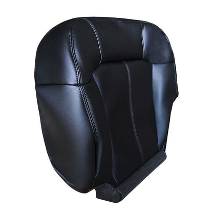 For 1999 2000 - 2002 Chevy Silverado Driver Bottom Leather Seat-Cover dark Gray