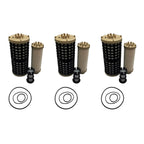 Set of 3 Fuel Filter Kit 33849 For Detroit Diesel DD13 DD15 DD16 Freightliner US
