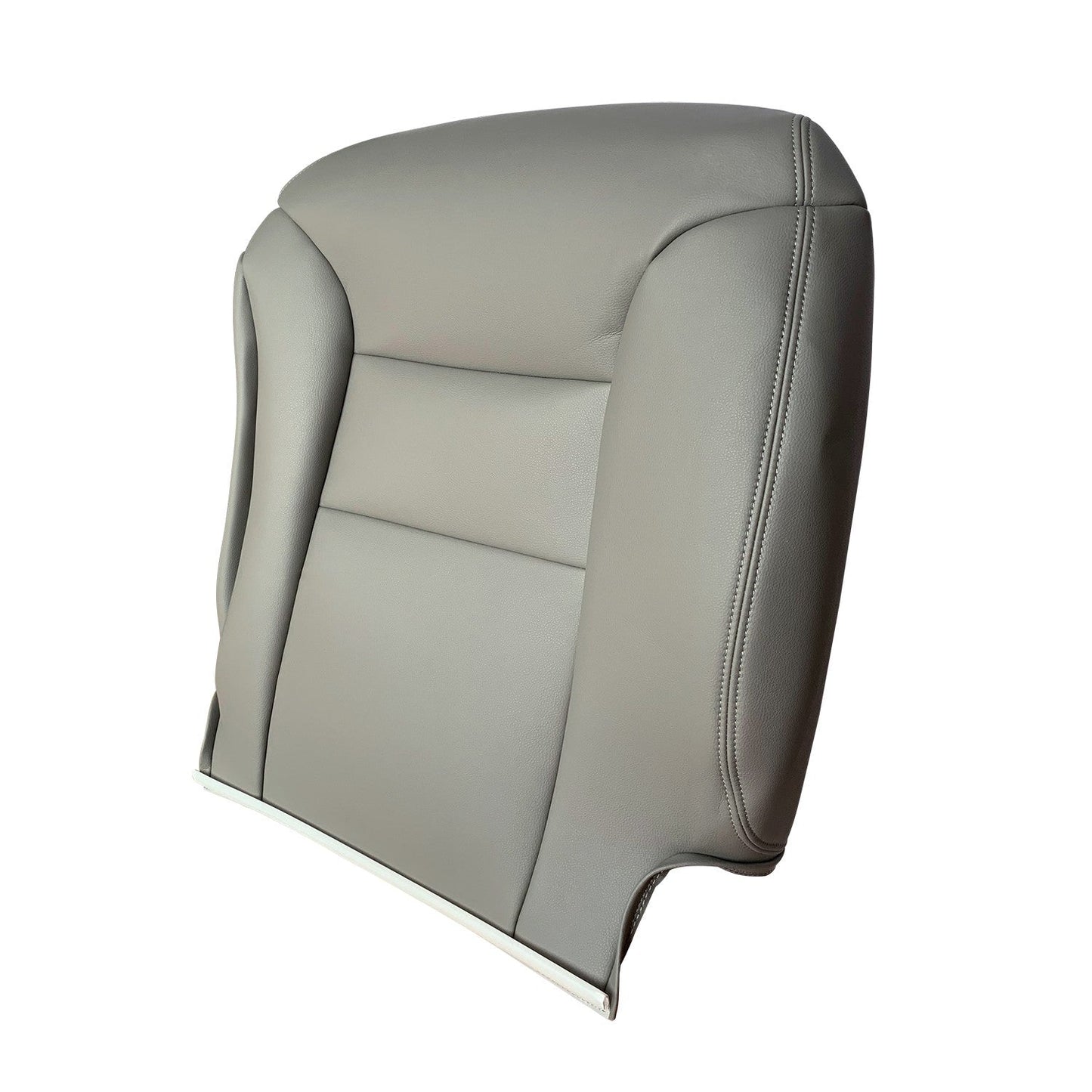 Driver Passenger Leather Seat Covers Gray For 1995 - 1999 Chevy Silverado Tahoe
