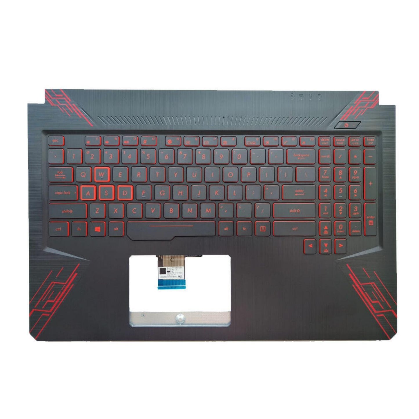 For ASUS TUF Gaming FX504 FX504G FX80 FX80G Palmrest Backlit Keyboard Upper Case