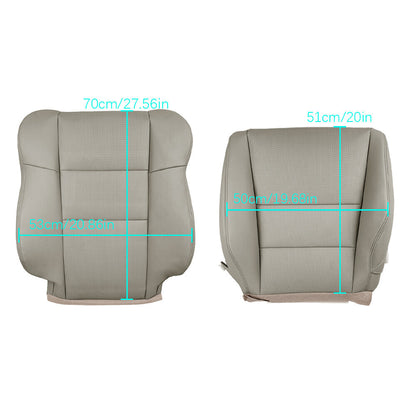 New For Acura RDX 2007-2012 4Pcs Front Driver Passenger Perforated Leather Cover