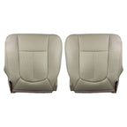 For 2011-2016 Ford F250 Lariat Driver&Passenger Bottom Leather Seat Cover Tan