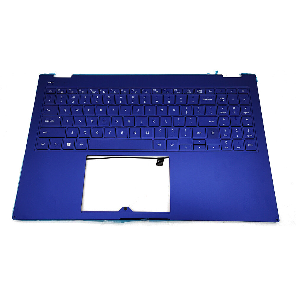 New For Samsung Galaxy Book Flex NP950QCG Palmrest Backlit Keyboard BA97-10860A
