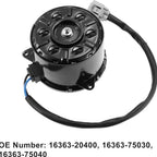 2X Radiator Fan Motor New 2006 2007 for Toyota Highlander for Lexus RX400h