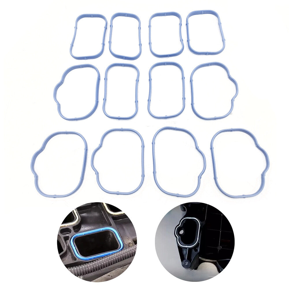 Intake Manifold Plenum Lower Upper Gaskets For 2011-2019 Chrysler Jeep Dodge Ram