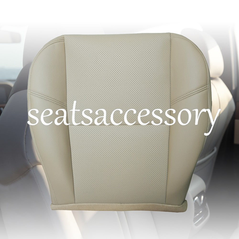 For Cadillac Escalade 2007 -2014 Driver Passenger Bottom Leather Seat Cover Tan