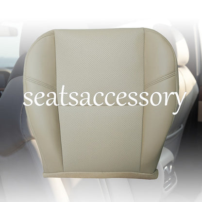 For Cadillac Escalade 2007 -2014 Driver Passenger Bottom Leather Seat Cover Tan