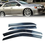 Window Visor Sun Rain Deflector Guard For 2003-2007 Honda Accord 4-Door Sedan