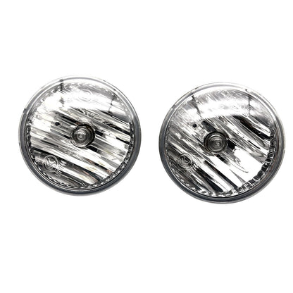 Set of 2 Clear Lens Fog Light For 2011-2017 Jeep Patriot LH & RH Lamps w / Bulbs