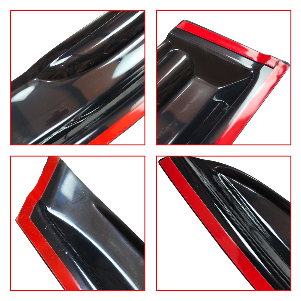 Window Visors Rain Guards For 2012-2017 Toyota Camry 3D Wavy M Style Ş