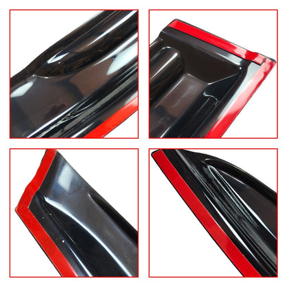 Window Visors Rain Guards For 2012-2017 Toyota Camry 3D Wavy M Style Ş