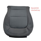 Driver Side Bottom Cloth Seat Cover Dark Gray For 2015 - 2022 Chevy Colorado