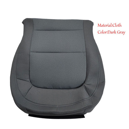 Driver Side Bottom Cloth Seat Cover Dark Gray For 2015 - 2022 Chevy Colorado