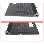 New 00144H Palmrest Case Keyboard Red Backlit For Dell G15 5530 5531 5535 2023
