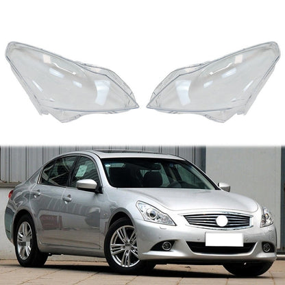 For Infiniti G37 G35 2010-11-12-13-14-2015 A Pair Headlight Lens Cover