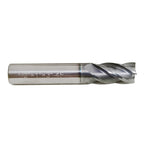 5 PCS 1/2 Inch 4 Flute Carbide End Mill Regular Length TiALN Coated
