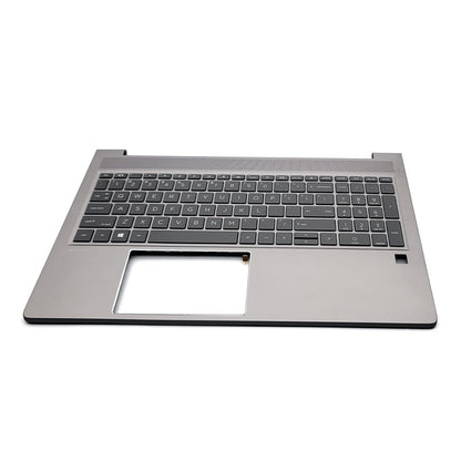 New Palmrest For HP ZBOOK Power 15 G9 Keyboard White Backlit Gray N06912-001 US