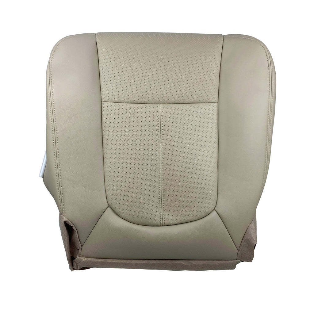 For 2011-2016 Ford F250 Lariat Driver&Passenger Bottom Leather Seat Cover Tan