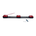 Truck Trailer Tail Lights Red LED Stainless Rear Clearance ID Marker Light Bar