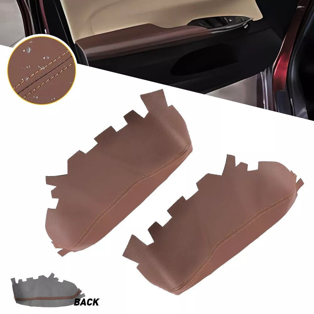 For Toyota Avalon 2013 2014-2018 Console Lid Armrest & Door Panel Cover Brown