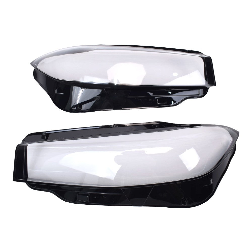 For BMW 3-Series G20 G28 2023-2024 Pair Front Headlight Cover Clear+Sealant Glue