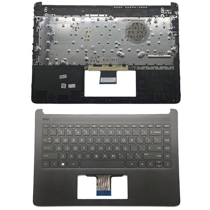 Palmrest For HP 14-DQ1043CL 14-FQ 14-DQ Keyboard Non-Backlit Black M03796-001 US