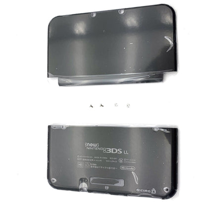 Black Housing Shell Front Back Case Top+ Bottom Cover For New Nintendo 3DS LL