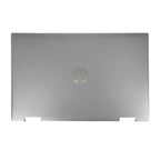 New Thin Back Cover w/Cable For HP Pavilion X360 15-ER Top Silver Lid M45108-001