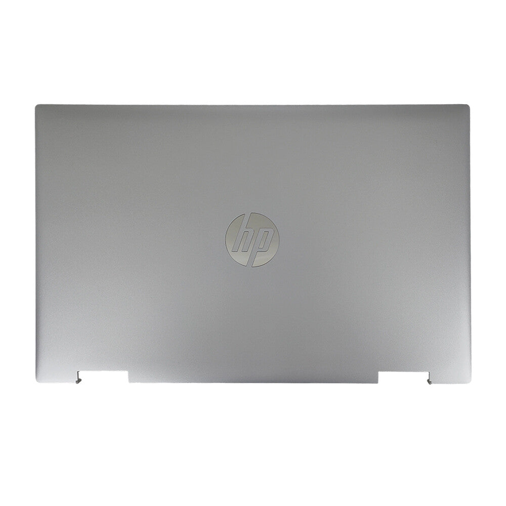 New Thin Back Cover w/Cable For HP Pavilion X360 15-ER Top Silver Lid M45108-001
