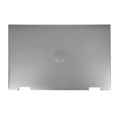 New Thin Back Cover w/Cable For HP Pavilion X360 15-ER Top Silver Lid M45108-001