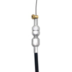 36" Stainless Steel Black Throttle Cable for LS1 Chevy 4.8 5.3 5.7 6.0 Engine LS