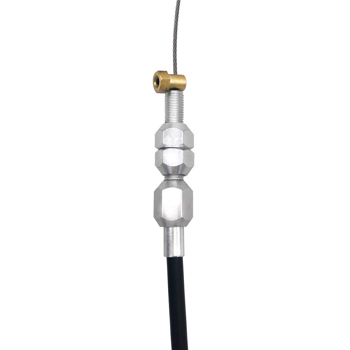36" Stainless Steel Black Throttle Cable for LS1 Chevy 4.8 5.3 5.7 6.0 Engine LS