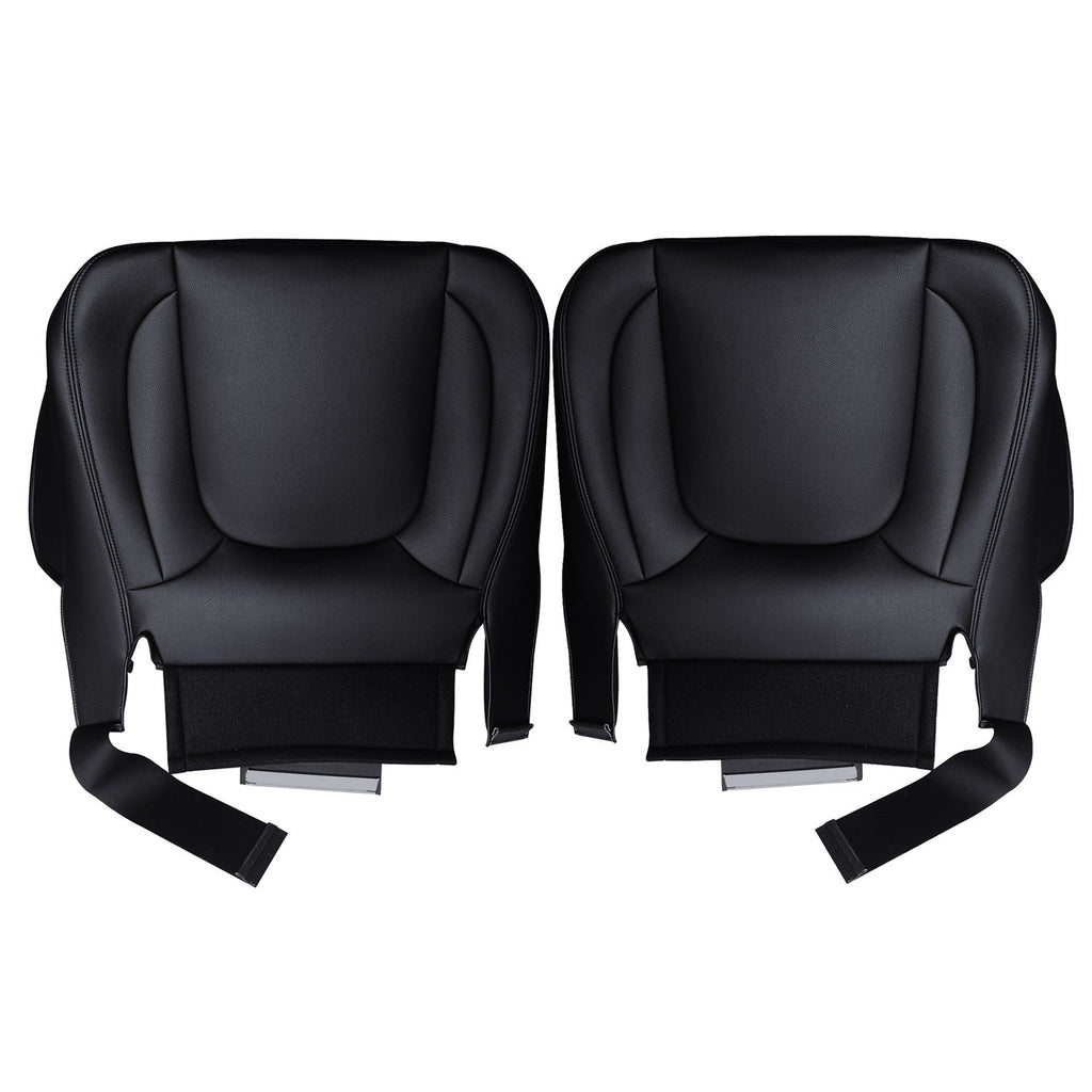 Driver Passenger Bottom Leather Seat Covers For 2004-2005 Dodge Ram 3500 Laramie