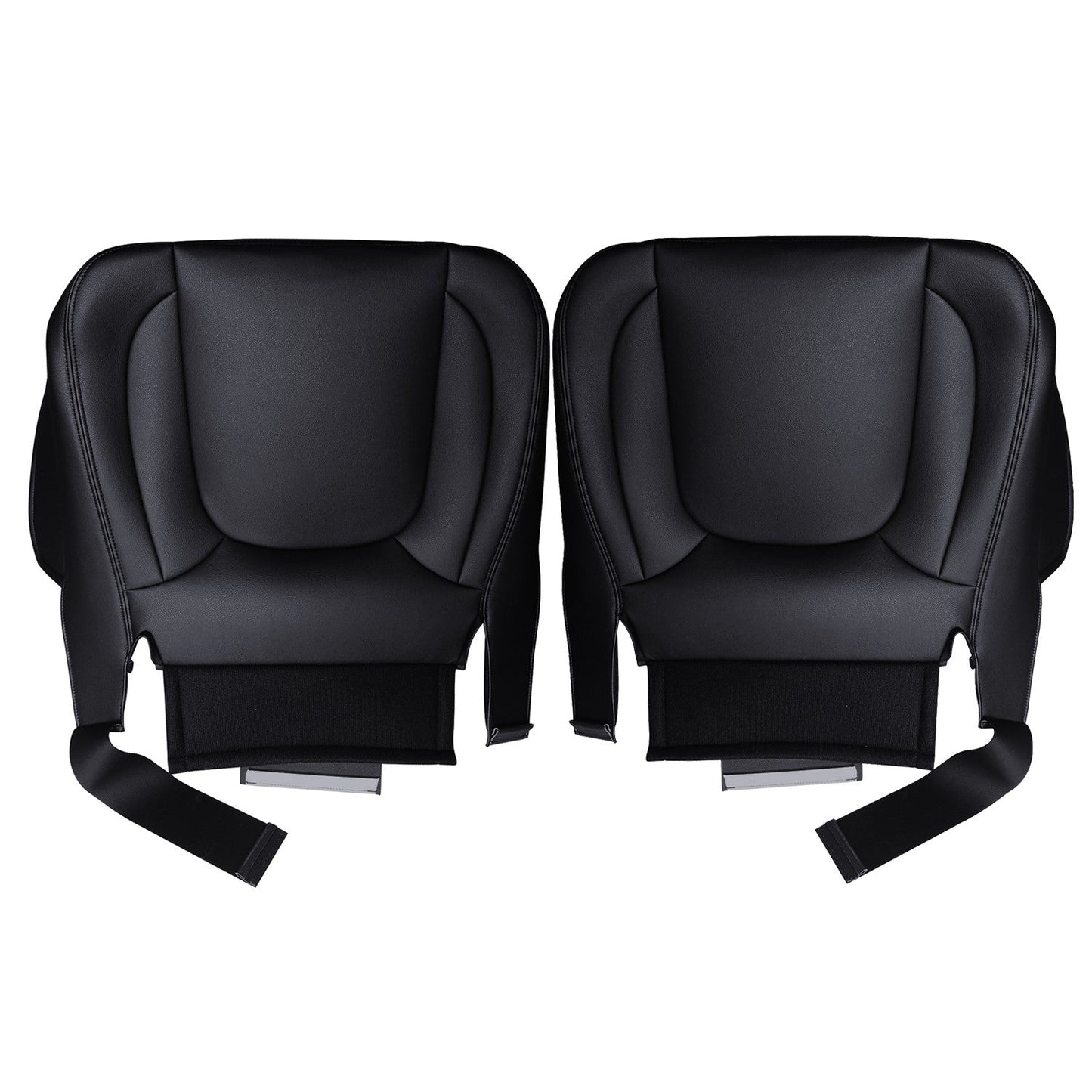 Driver Passenger Bottom Leather Seat Covers For 2004-2005 Dodge Ram 3500 Laramie