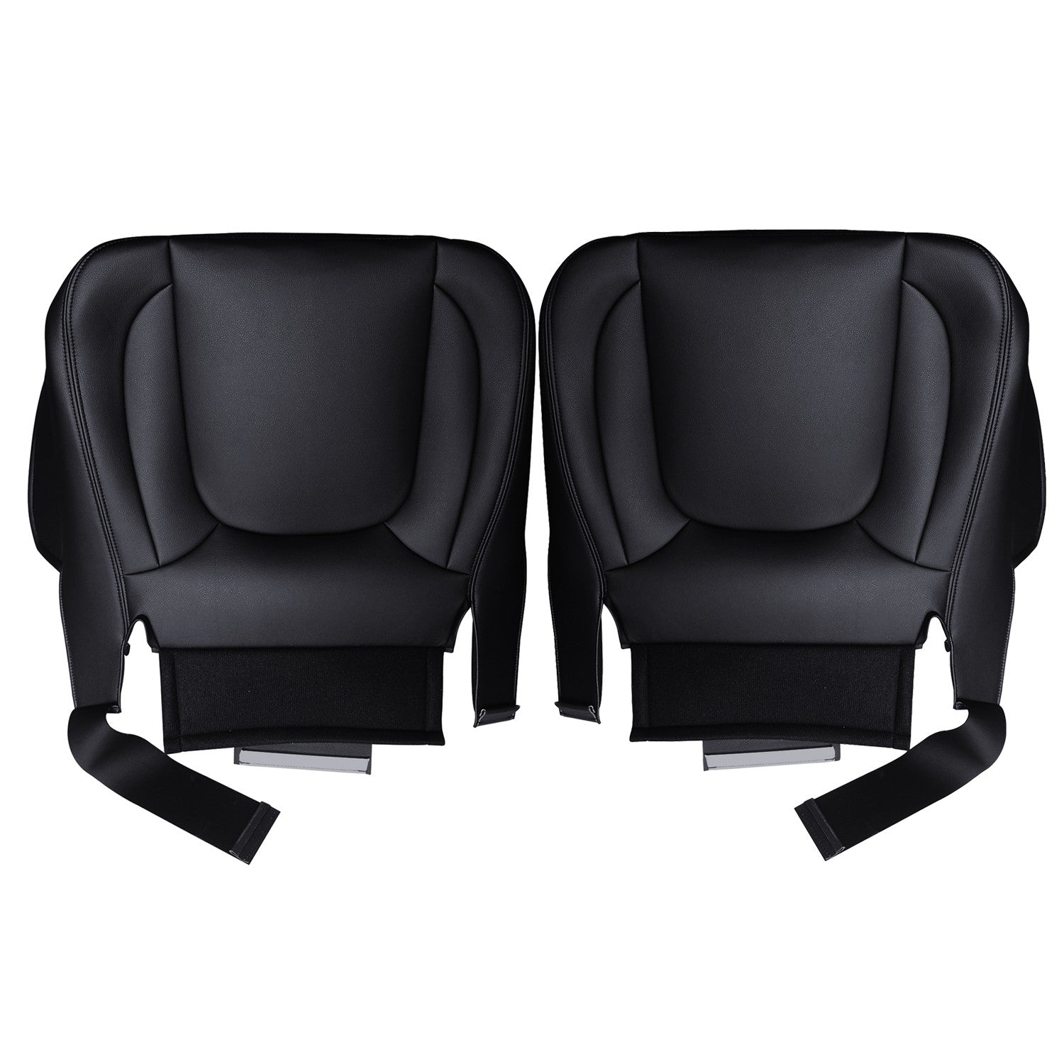 Driver Passenger Bottom Leather Seat Covers For 2004-2005 Dodge Ram 3500 Laramie