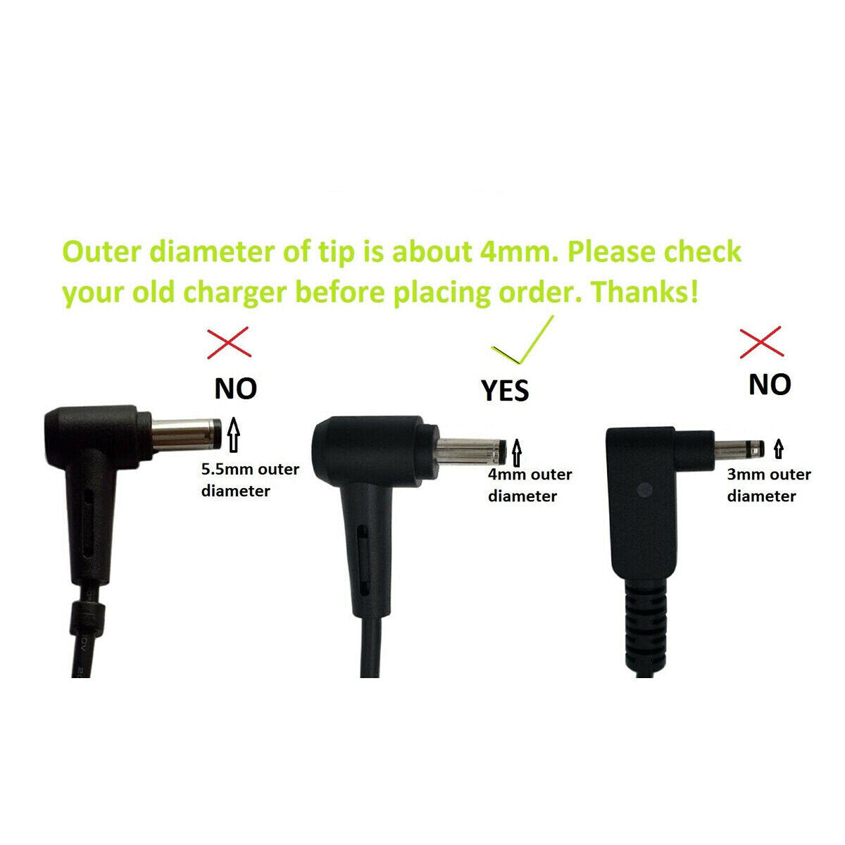 ADP 65DW New 65W AC Adapter Charger for Asus Zenbook UX32V UX32VD UX305F X200M