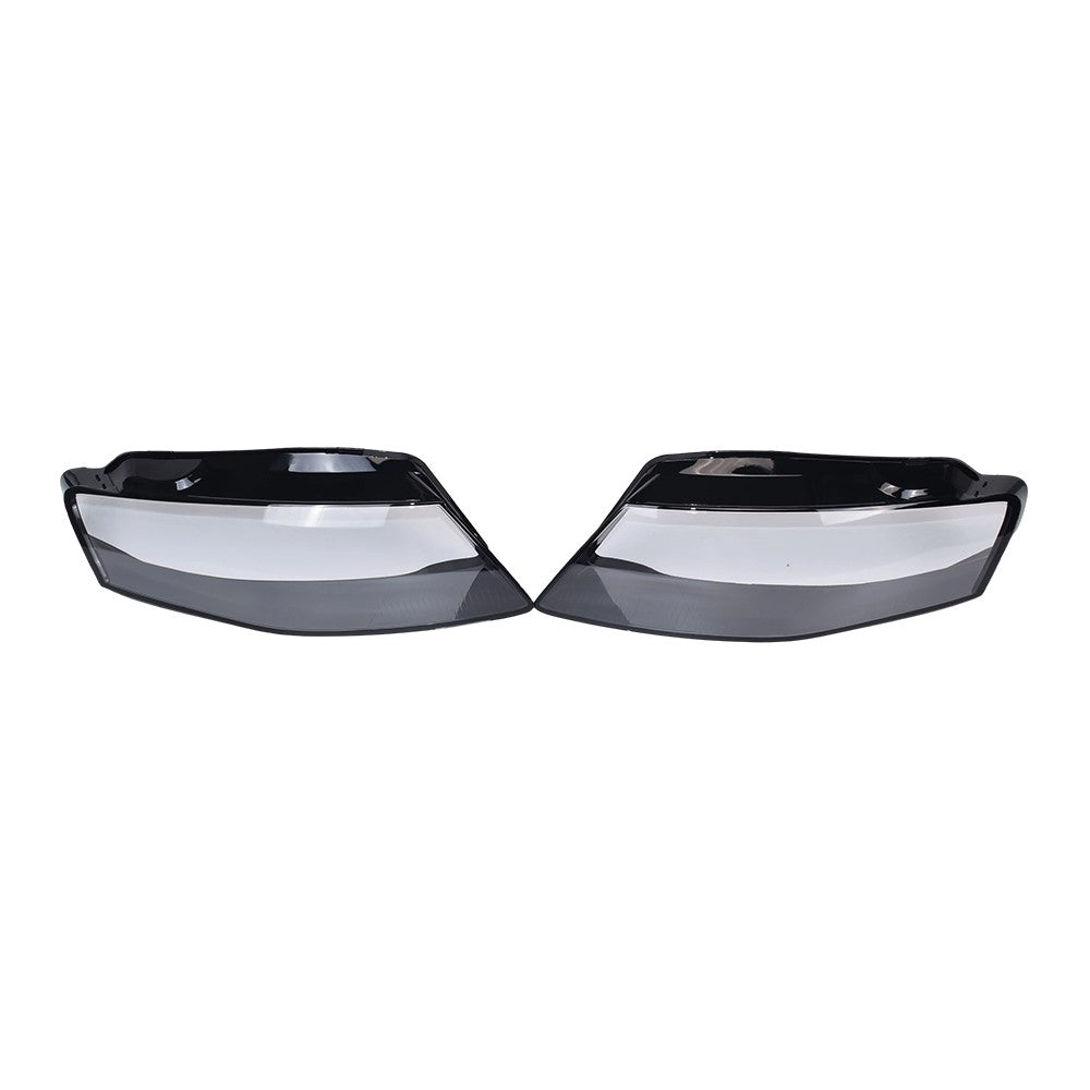 2PCS Left & Right For 2009-2012 Audi A4 Headlamp Cover Headlight Lens Cover