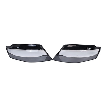 2PCS Left & Right For 2009-2012 Audi A4 Headlamp Cover Headlight Lens Cover