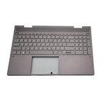 For HP Envy X360 15-EE 15M-EE 15Z-EE Palmrest Backlit Keyboard L93119-001 Black