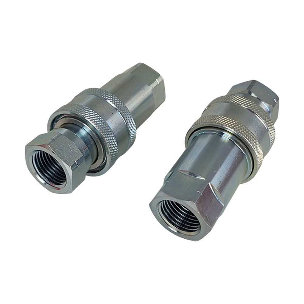 1/2" Ag Hydraulic Quick Connect Couplers Coupling Poppet For Pioneer Style 2Sets