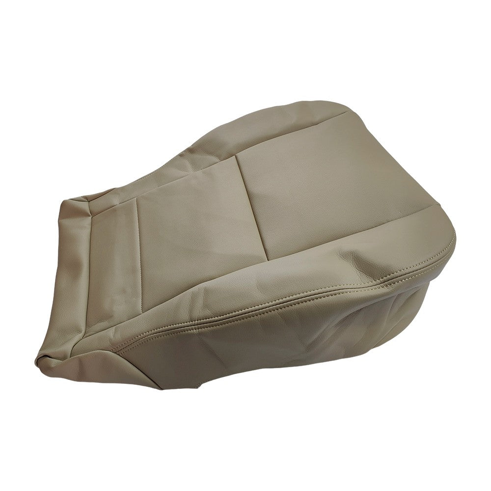 Driver Side Bottom Leather Seat Cover Tan For 2000-2004 Toyota Tundra Sequoia